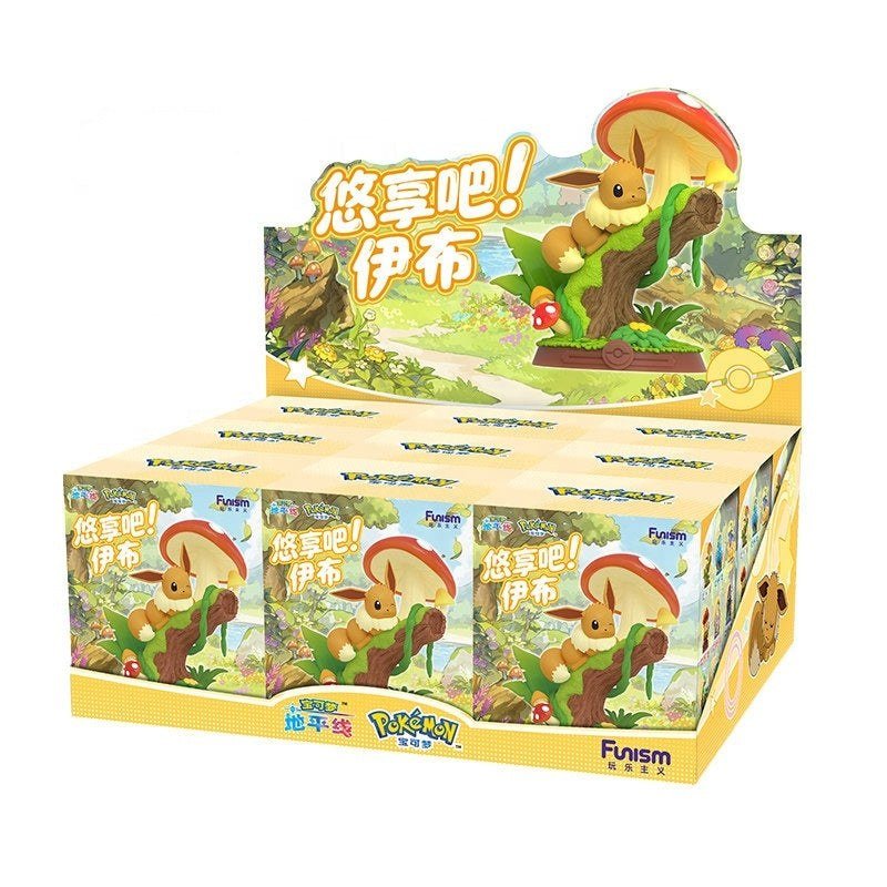 Pokemon: Enjoy, EEVEE Series 9x Blind Box (Sealed Display) FUNISM