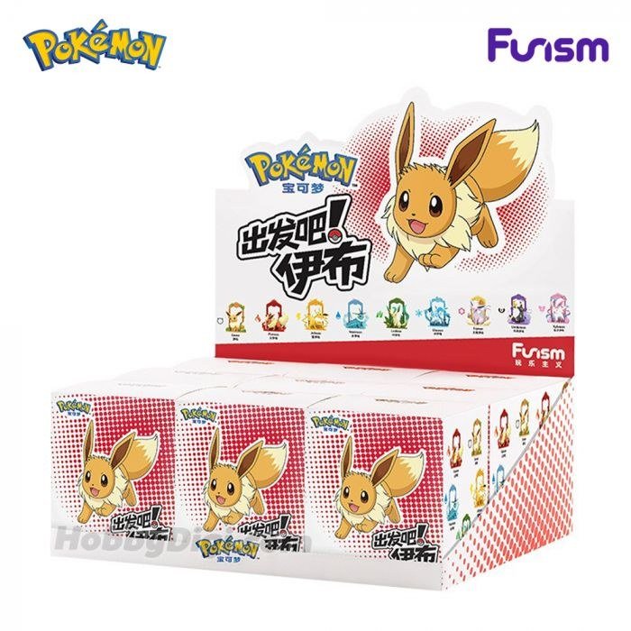 Pokemon: Lets Go, EEVEE Series 9x Blind Box (Sealed Display) FUNISM