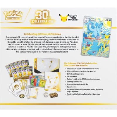 Pokemon TCG: 30th Celebration Elite Trainer Box (ETB) — product image 4