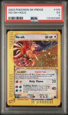 PSA EX 5 - 2003 POKEMON SKYRIDGE #149 HO-OH-HOLO — product image 1