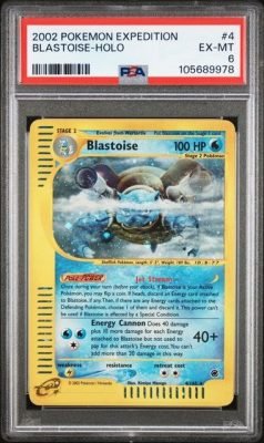 PSA EX-MT 6 - BLASTOISE-HOLO 2002 POKEMON EXPEDITION — product image 1