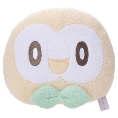 Rowlett - Poke-Piece stuffed face cushion Pokémon Centre — product image 1