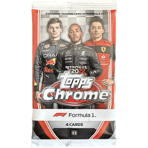 TOPPS 2022 Formula 1 Chrome Hobby Box Booster Pack