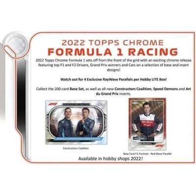 TOPPS 2022 Formula 1 Chrome Hobby Lite Box — product image 1