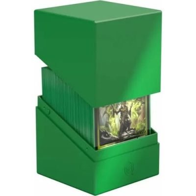 Ultimate Guard Boulder 100+ Solid Green Deck Box — product image 2