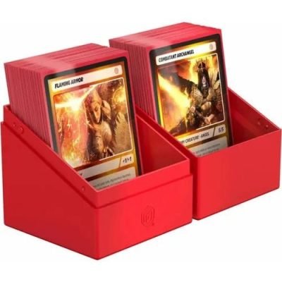 Ultimate Guard Boulder 100+ Solid Red Deck Box — product image 3