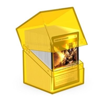 Ultimate Guard: Deck Box – Boulder 100+ – Clear: Amber — product image 2