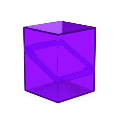 Ultimate Guard: Deck Box – Boulder 100+ – Clear: Amyethyst — product image 1