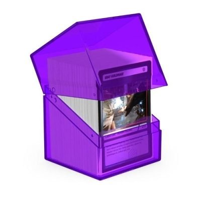 Ultimate Guard: Deck Box – Boulder 100+ – Clear: Amyethyst — product image 2