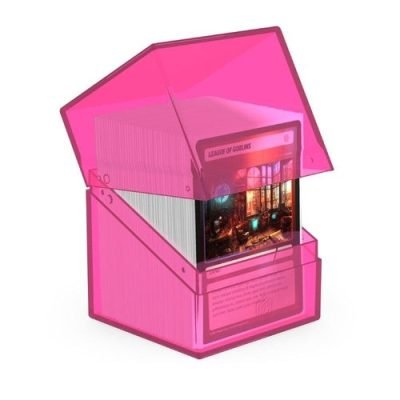 Ultimate Guard: Deck Box – Boulder 100+ – Clear: Rhodonite — product image 2