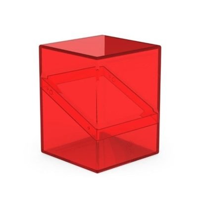 Ultimate Guard: Deck Box – Boulder 100+ – Clear: Ruby — product image 1