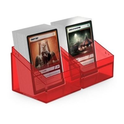 Ultimate Guard: Deck Box – Boulder 100+ – Clear: Ruby — product image 3