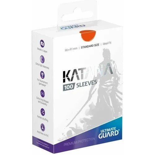 Ultimate Guard Katana Standard Size Sleeves Orange (100)