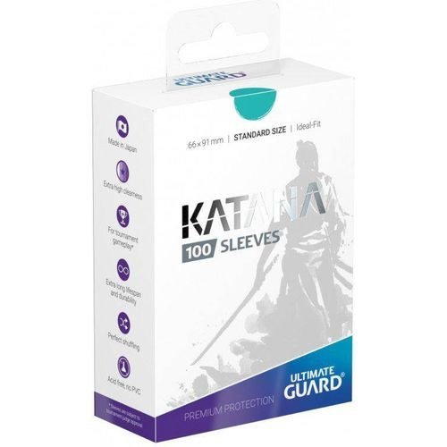 Ultimate Guard Katana Standard Size Sleeves Turquoise (100)