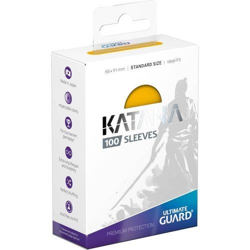 Ultimate Guard Katana Standard Size Sleeves Yellow (100)