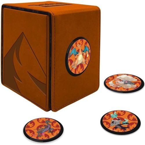 ULTRA PRO Pokémon - Alcove Click Deck Box - Scorching Summit